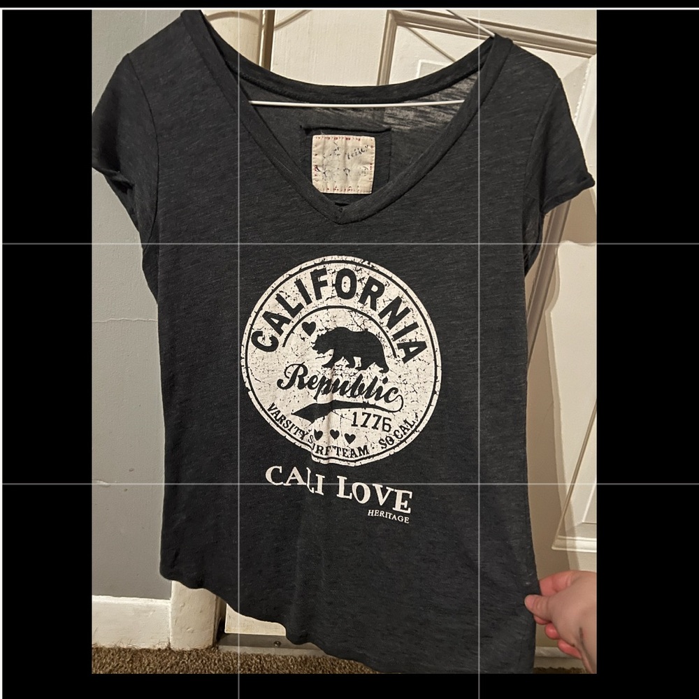Reflex California v neck grey medium